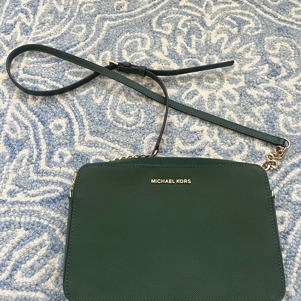 FLASH SALE!!! Michael Kors Green Crossbody Bag